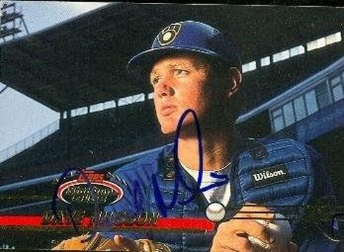 Autograph Warehouse 47967 Dave Nilsson Autographed Baseball Card Milwaukee Brewers 1993 Topps Stadium Club No .709 in Kuwait