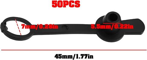 50 قطعة غطاء غطاء غبار مطاطي ل DC 5521 5525 جاك DC-022B شحن المقبس in Kuwait
