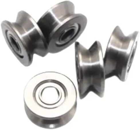 10 قطع من محامل الأسلاك المصغرة V623 V624ZZ U623ZZ U624ZZ U604ZZ U-Groove V line pulley (V623ZZ 3x12x4mm) in Kuwait