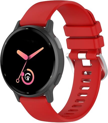 لـ Garmin Vivoactive 5 Band، أربطة بديلة من السيليكون 20 مم لـ Garmin Vivoactive 6/5/3/3 Music in Kuwait