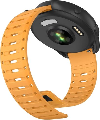 ISABAKE 22mm Magnetic Band for Coros Pace 4 3/Forerunner 265/Vivoactive 4 | Silicone Quick Release Replacement Strap for Amazfit Active Max in Kuwait