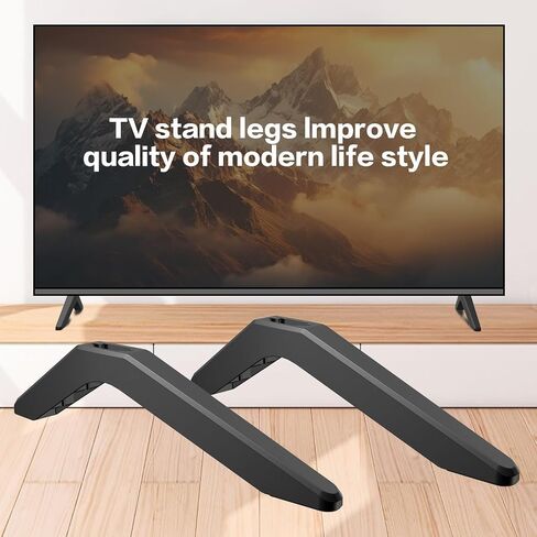 TV Metal Base Stand,TV Unit Holder are Compatible with Some Models of Brands Such as TCL, Samsung, Hisense, LG and Vizio.Not Universal Legs(32-80 inches) in Saudi Arabia