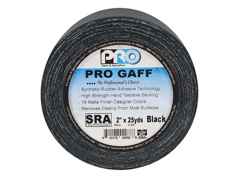 ProTapes Pro Gaff، 2 × 25 ياردة (أسود، 2 بوصة (عبوة من 1)) in Kuwait