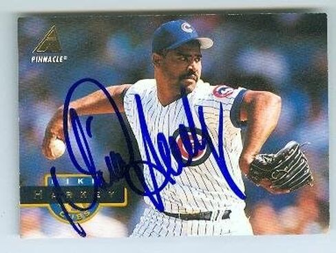 توقيعه 158469 Chicago Cubs 1994 Pinnacle No. 171 بطاقة بيسبول موقعة من مايك هاركي in Kuwait