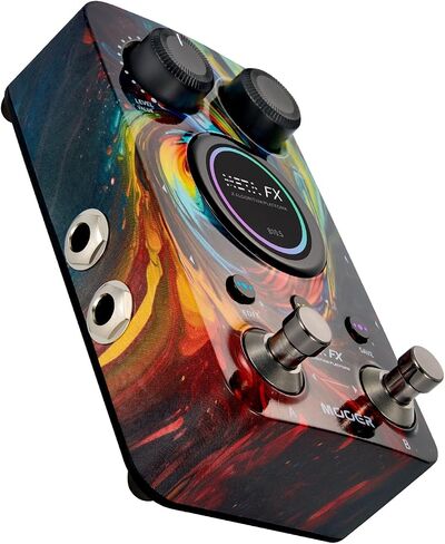 MOOER Meta FX Stereo Delay Reverb Mod Effects Peal 3 في 1 1.28 بوصة شاشة لمس ملونة Tempo 100 موقع محدد مسبقًا ممارسة سماعة الرأس الصامتة in Kuwait