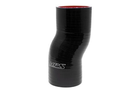 HPS HTSOC-225-L6-BLK خرطوم قارنة توصيل من السيليكون والبوليستر ذو درجة حرارة عالية 4 طبقات، معرف 2-1/4 بوصة، سمك الجدار 5 مم، الطول 6 بوصة، أسود in Kuwait