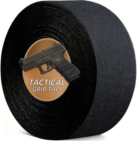 Tactical Grip Tape,1.5 Inch x 65 FT Strong Adhesive Gun Griptape,Multipurpose Non-Slip Tactical Wrap Tape for Guns,Handgun, Rifle, Hockey, Bats, Rackets, Pullup Bars, Tools & Sport Handles in Saudi Arabia