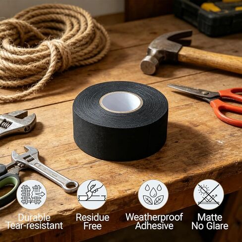 Tactical Grip Tape,1.5 Inch x 65 FT Strong Adhesive Gun Griptape,Multipurpose Non-Slip Tactical Wrap Tape for Guns,Handgun, Rifle, Hockey, Bats, Rackets, Pullup Bars, Tools & Sport Handles in Saudi Arabia