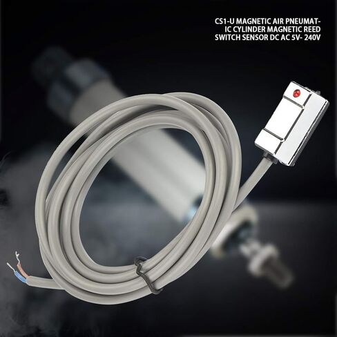 CS1-U Magnetic Sensor Switch, DC AC 5V- 240V Magnetic Switch Sensor, Magnetic Sensor Switch for Pneumatic Cylinder SU, SC, SI, MAL, MA, Magnetic Switch in Kuwait