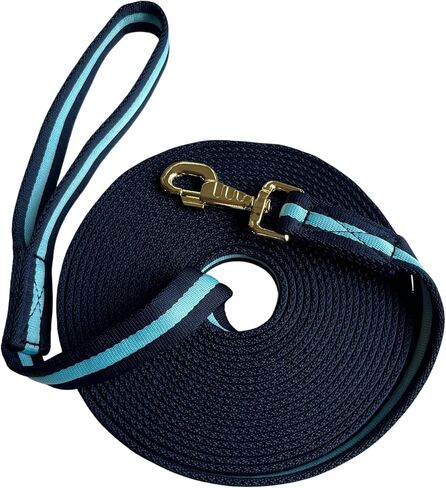 Horse Lunging Training line with Alloy Trigger Snap, 26ft (8m) Equestrian Lunge Line for Daily Exercise & Competition Training in Kuwait