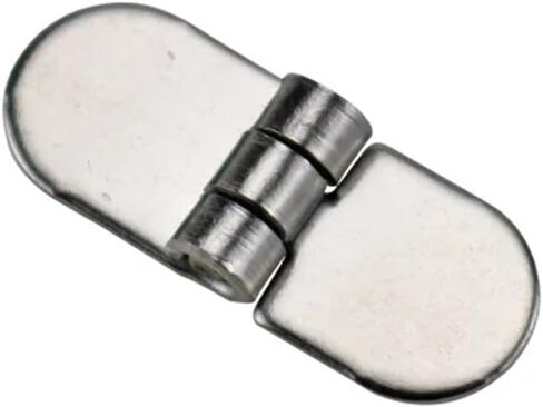 304 Stainless Steel Round Holeless Small Hinge Welded Door Hinge of Industrial Instrument Equipment Cabinet 1Pcs in Kuwait