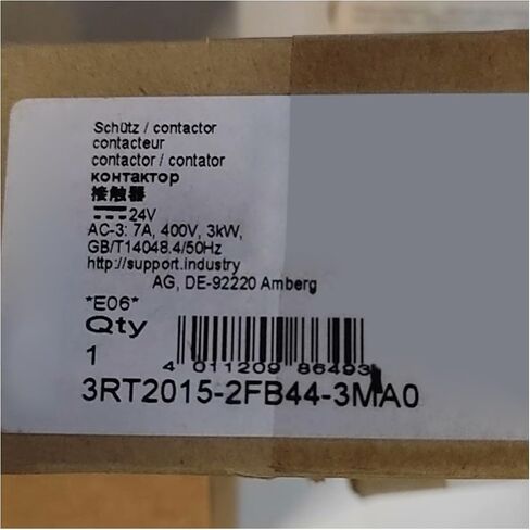 3RT2015-2FB44-3MA0 جديد ومختوم في الصندوق 3RT20152FB443MA0 in Kuwait
