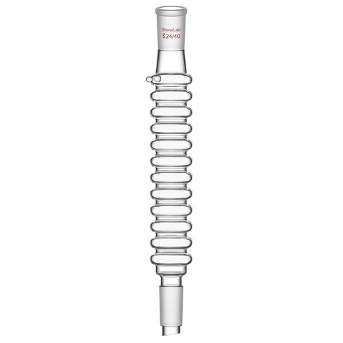 stonylab Air Condenser, Waterless, 200 mm Effective Length, Borosilicate Glass Reflux Condenser with 24/40 Standard Joint, Max. OD 42mm, Laboratory Condensation Tube for Distillation Experiment in Kuwait