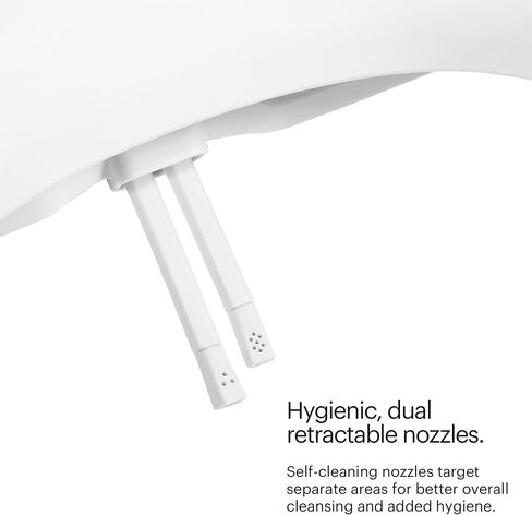 مقعد المرحاض Brondell، بيديه غير كهربائي Swash Ecoseat S101-EW، ممدود، أبيض + حزمة بيديت السفر المحمولة GoSpa GS-70 in Kuwait