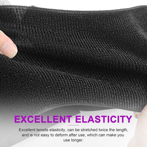 Elitzia 2 قطعة آلة الليزر ليبو قطع غيار ضمادة مرنة التفاف 2 حجم للتخسيس المشكل الجمال آلة ليبو الليزر الملحقات الفرقة جهاز الجمال ضمادة مرنة كبيرة لمنصات الإصلاح أسود ET919EBB in Kuwait