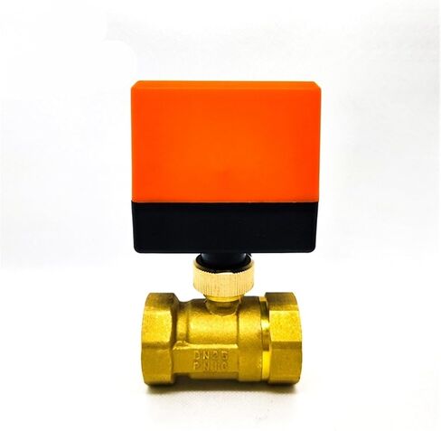 1/2" 3/4" 1" 1-1/4" 1-1/2" 2" Electric Ball Valve Brass Air Conditioning Floor Heating Solenoid Valve Two-Way AC220V DC24V DC12V(1,220VAC) in Kuwait
