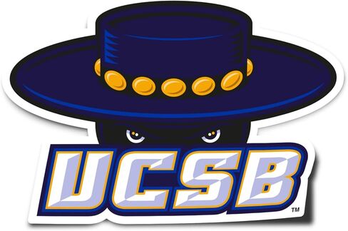 Desert Cactus University of California Santa Barbara Sticker UCSB Gauchos Vinyl Decal Laptop Water Bottle Car Scrapbook (IND 001) in Kuwait