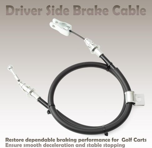 CBL-092 Brake Cable for Golf Carts Compatible with Club Car Precedent Lifted Carts Driver Side Brake Cable 39" Long in Kuwait