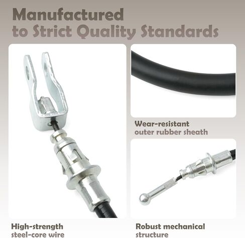 CBL-092 Brake Cable for Golf Carts Compatible with Club Car Precedent Lifted Carts Driver Side Brake Cable 39" Long in Kuwait