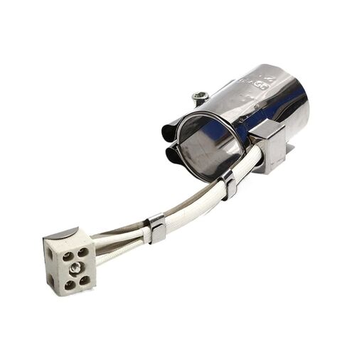 110V/220V Stainless Steel Band Heater Coil 45x85mm 45X90mm 45x95mm 45x100mm Mica Extruder Heater with Ceramic 1pc(Plug Type,220V_IDXH 45X100MM 420W) in Kuwait