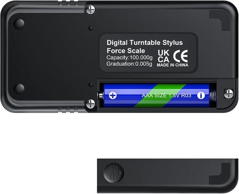 Neoteck 0.005g/100g مقياس قوة القلم الدوار الاحترافي مع شاشة تعمل باللمس وإضاءة خلفية LCD لخرطوشة Tonearm Phono، غير مغناطيسية وعالية الدقة in Kuwait