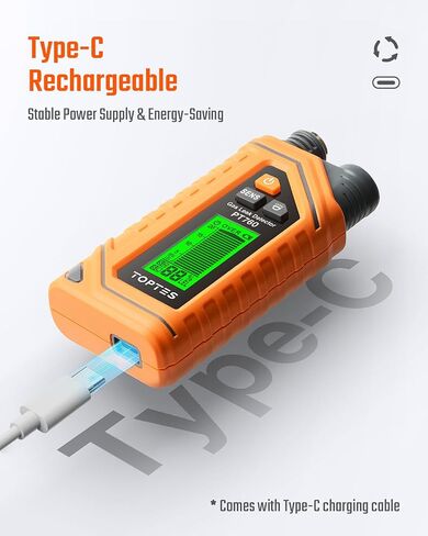 مجموعة كاشف الغاز والغاز من TOPTES: كاشف أول أكسيد الكربون CT-580 وكاشف الغاز الطبيعي PT760 مع مسبار قابل للتمديد مقاس 12 بوصة in Kuwait