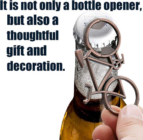 1 Pack Bike Bottle Opener, Creative Bicycle Shaped Souvenirs Favors Gifts Decorations Beer Bottle Opener for Guests Friends Relatives Colleagues in Kuwait