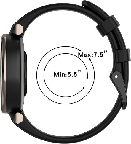 أحزمة بديلة من ECSEM متوافقة مع ساعة Garmin Lily الذكية وأشرطة/أساور من السيليكون الناعم لـ Garmin Lily (6 عبوات) in Kuwait