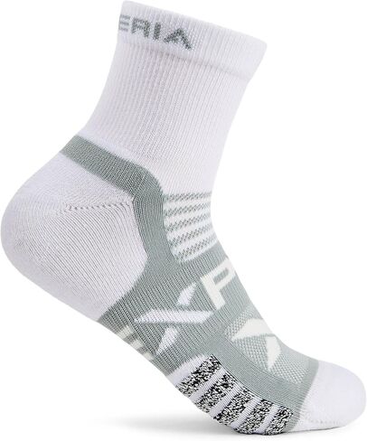 Thorlos, Unisex, Experia Tennis Thin Cushion Ankle, White, Large in Kuwait