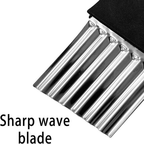 Crinkle Cutter,Stainless Steel Cutter,Crinkle Cutter for Veggies Fry Waffle Potato Onion in Kuwait