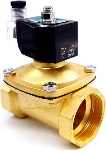 Brass Electric Control Valve 24VAC DN50 2 inch Solenoid Valve 220v ac(220V AC) in Kuwait
