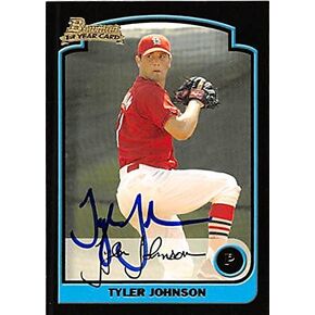 123382 St Louis Cardinals Ft 2003 Bowman 1st Year No. 178 Tyler Johnson Autographed Baseball Card in Saudi Arabia