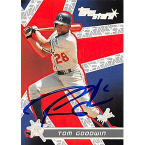 Autograph 126254 Los Angeles Dodgers 2001 Topps Stars No. 29 Tom Goodwin Autographed Baseball Card in Saudi Arabia