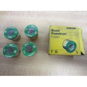 Bussmann T 30 Fusetron Dual Element Time Delay Fuse T30 (Pack of 4) in Kuwait