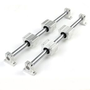 Professional Linear Rail Slide Support for Optical Guide Shaft with Bearing Slip Motor for DIY CNC Routers Mills Lathes in Kuwait