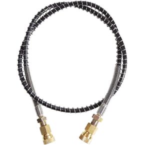 High Pressure Hose with Spring Wrapped 100cm Long PCP Pneumatics Air Refilling Pump Nylon Black Hose in Saudi Arabia