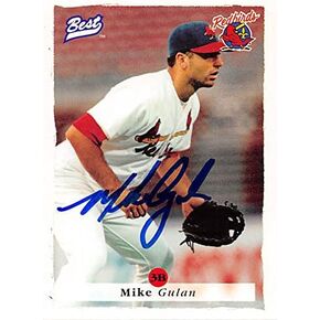 191320 St Louis Cardinals Ft 1995 Best Minor League Rookie No. 95 Mike Gulan Autographed Baseball Card in Kuwait