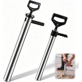 2 Pack Mantis and Ghost Shrimp Pump, 30" and 37.8" Stainless Steel Shrimp Extractor, Rustproof Easy Clean Seafood Catching Pump for Outdoor Beach Use in Saudi Arabia