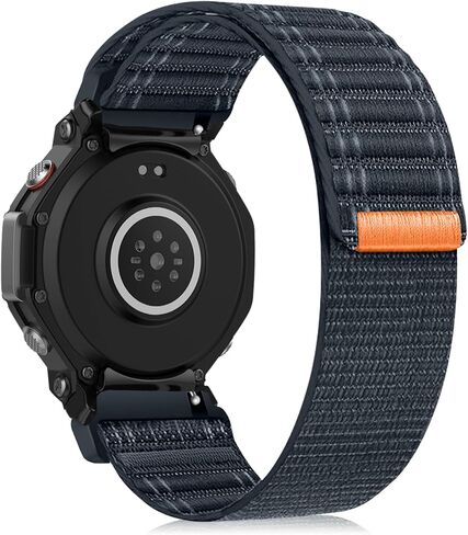 Wavy Nylon Watch Band Compatible with Amazfit T-Rex 3, Soft Sport Replacement Strap for Amazfit T-Rex 3 in Kuwait