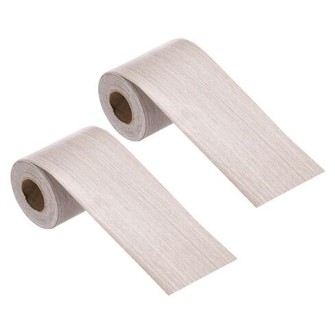 MECCANIXITY Wood Grain Repair Tape, 2 Inch x 33 Feet Self Adhesive Wood Grain Tape Multi-Purpose Wallpaper Border Trim for Furniture Floors Windows Doors Tables Home, Cream, 2 Roll in Kuwait