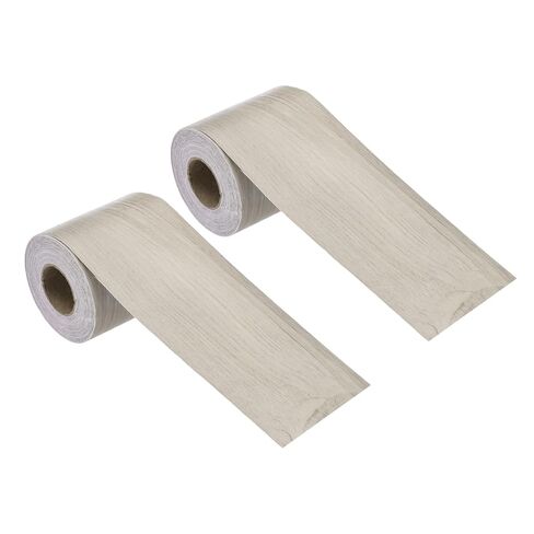 MECCANIXITY Wood Grain Repair Tape, 2 Inch x 33 Feet Self Adhesive Wood Grain Tape Multi-Purpose Wallpaper Border Trim for Furniture Floors Windows Doors Tables Home, Cream, 2 Roll in Kuwait