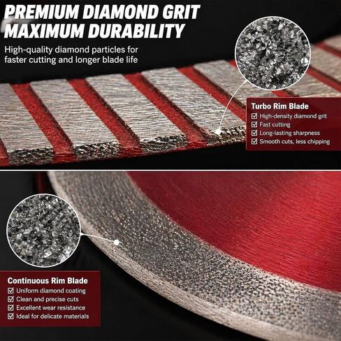Diamond Grinding Disc Cup Wheel, Thickened Diamond Saw Blade for Ceramic, Tile, Jade & Stone Polishing, Red Ceramic Grinding Pad in Kuwait