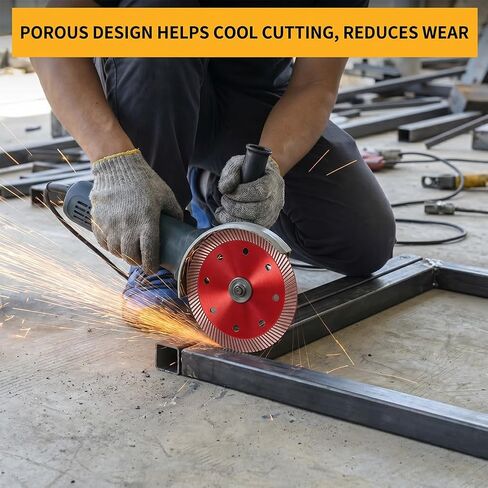 Diamond Grinding Disc Cup Wheel, Thickened Diamond Saw Blade for Ceramic, Tile, Jade & Stone Polishing, Red Ceramic Grinding Pad in Kuwait