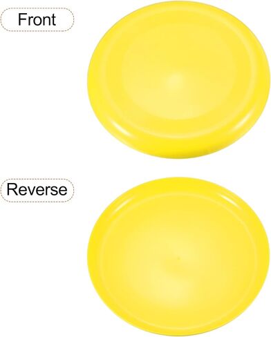 PATIKIL 9 Inch Flying Disc, 10 Pack Outdoor Playing Training Colorful Flying Disk Set for Beach Lawn Park Camping Game, Yellow/Blue/Green/Red/White in Kuwait