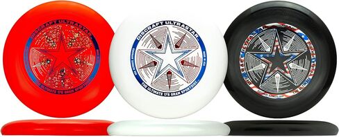 Discraft Patriotic Ultrastar 3-Pack | Premium Ultimate Disc Set - Red, White, and Black in Kuwait