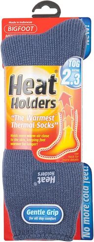 Heat Holders - Mens 2.3 TOG Original Thermal Socks | Thick Warm Fluffy Insulated Socks for Winter | Ideal for Raynauds in Kuwait