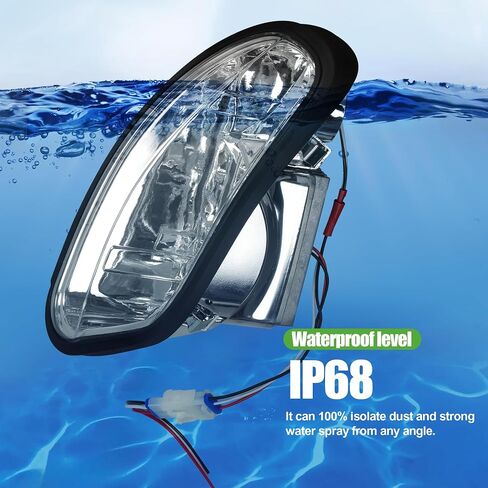 10L0L Headlight Kit for EZGO Freedom TXT/T48 (2014-Up) Gas/Electric Golf Cart- Driver & Passenger Side Replacement, 12V Bright Front Head lights Easy Install in Kuwait