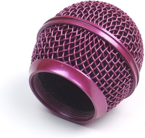 2x شبكة بديلة للميكروفون لـ Shure SM58 565SD LC SV100، وردي in Kuwait