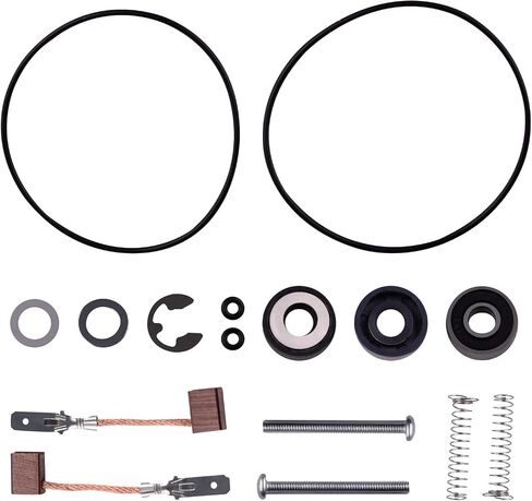 3-1/4" Brush & Seal Lower Unit Rebuild Kit FOR Minn Kota 12V Trolling Motors | Fits Most 3.25" Diameter Lower Units | Includes Brushes Springs & Seals 2883460 188-052 975-032 in Kuwait