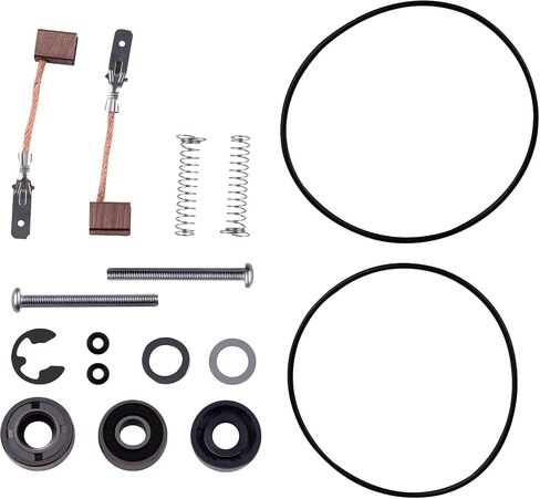 3-1/4" Brush & Seal Lower Unit Rebuild Kit FOR Minn Kota 12V Trolling Motors | Fits Most 3.25" Diameter Lower Units | Includes Brushes Springs & Seals 2883460 188-052 975-032 in Kuwait